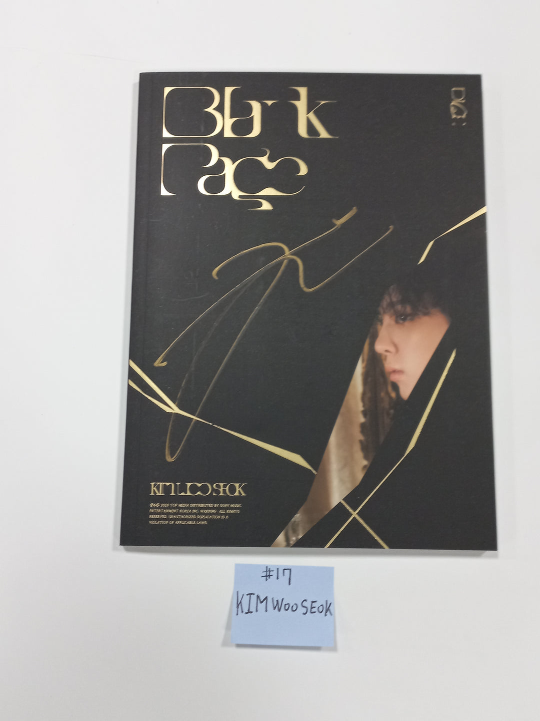 Xikers "HOUSE OF TRICKY : Doorbell Ringing", Park Jihoon "Blank or Black", KIMWOOSEOK "Blank Page" - Hand Autographed(Signed) Promo Album