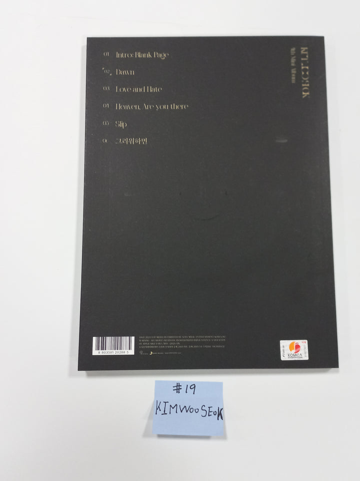 Xikers "HOUSE OF TRICKY : Doorbell Ringing", Park Jihoon "Blank or Black", KIMWOOSEOK "Blank Page" - Hand Autographed(Signed) Promo Album