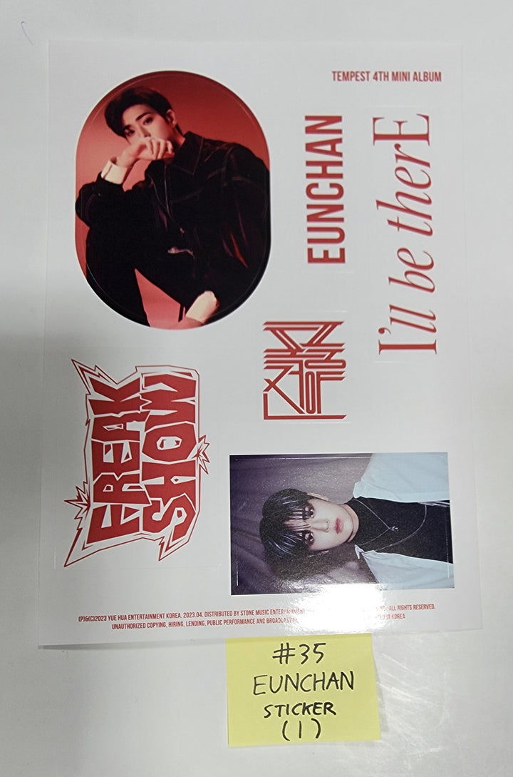 TEMPEST "폭풍전야" 4th mini album - Official Photocard, Postcard, Topper