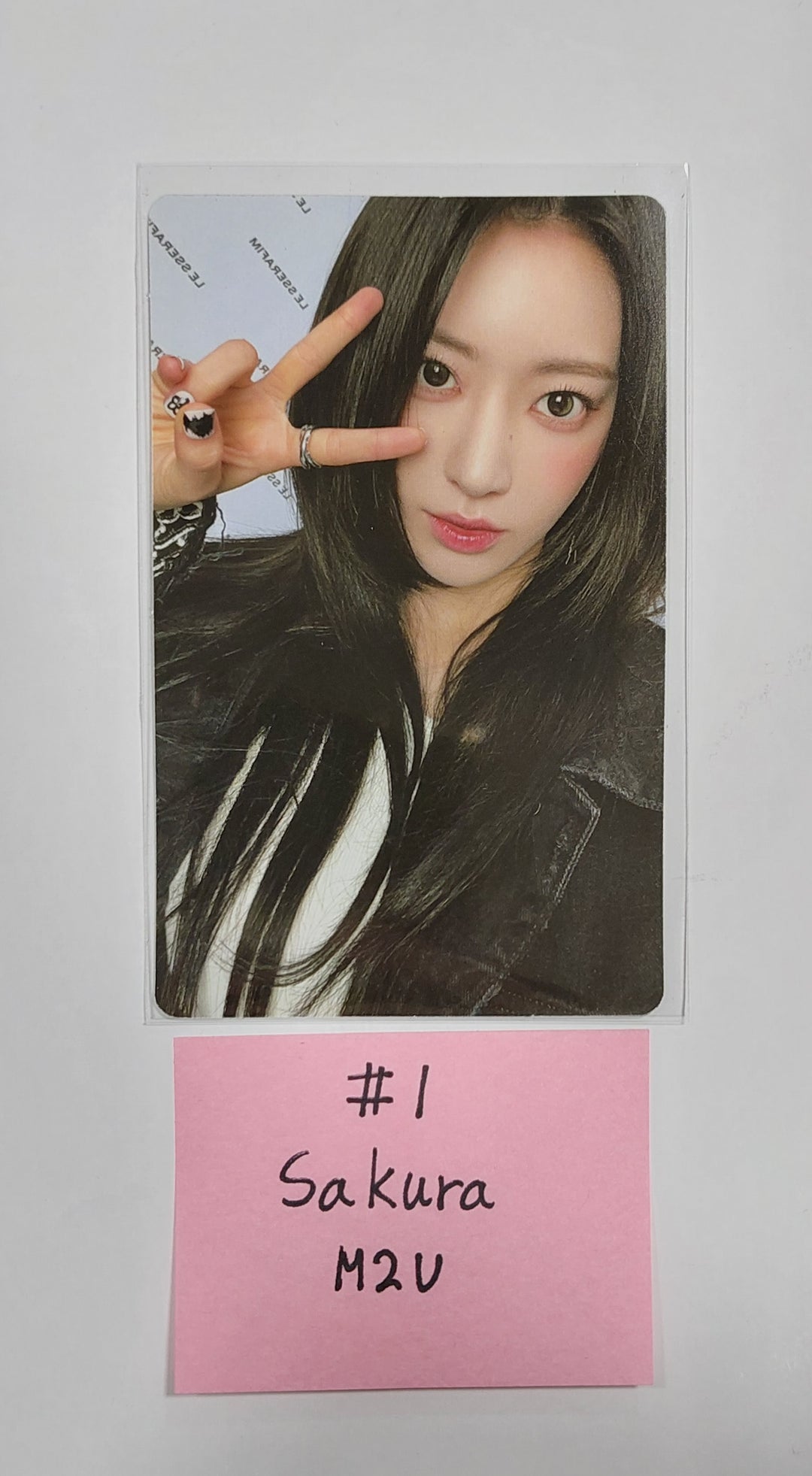 Le Sserafim "Unforgiven" - [Soundwave, M2U, Powerstation] Lucky Draw Event Slim PVC Photocard - HALLYUSUPERSTORE