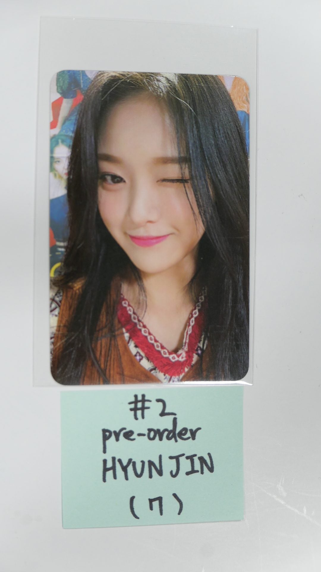 Loona 12:00 - Pre-order (MMT, WithD, Etc) benefit photocard - Hyunjin