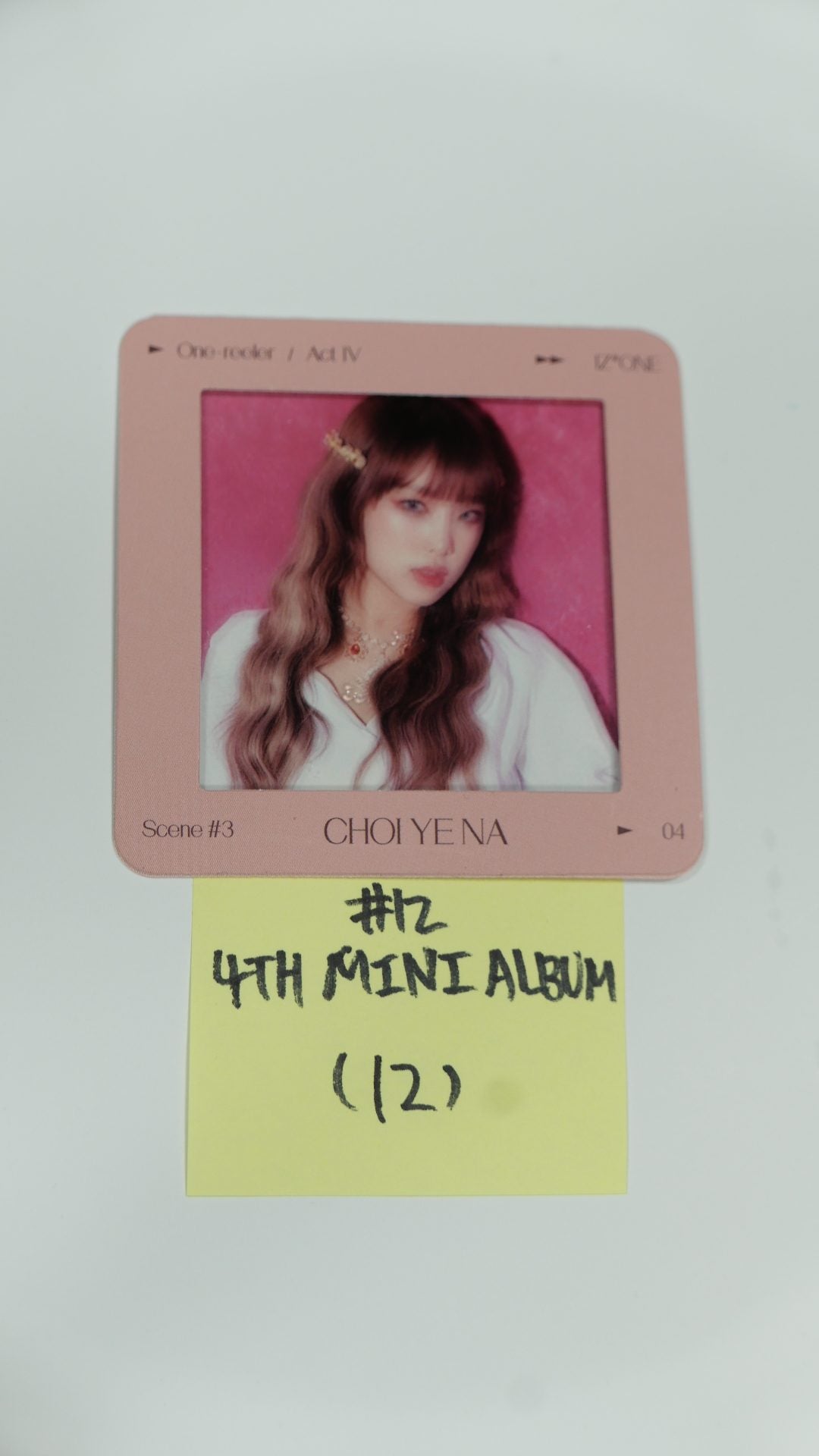 IZ*ONE 아이즈원 'One-reeler' / Act Ⅳ - Official Photocard - 최예나
