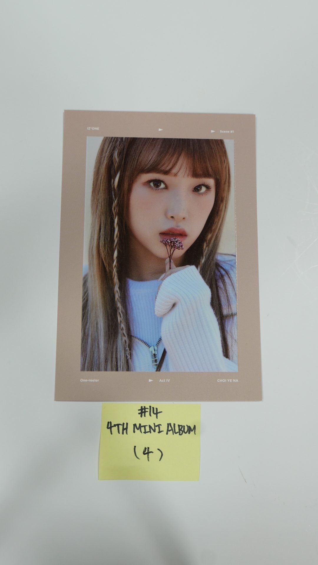 IZ*ONE 아이즈원 'One-reeler' / Act Ⅳ - Official Photocard - 최예나
