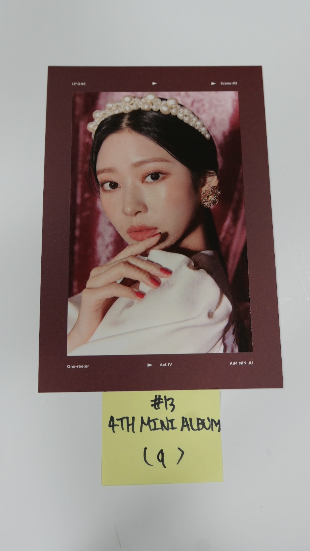 IZ*ONE 아이즈원 '원릴러' / Act Ⅳ - Official Photocard - Min Ju