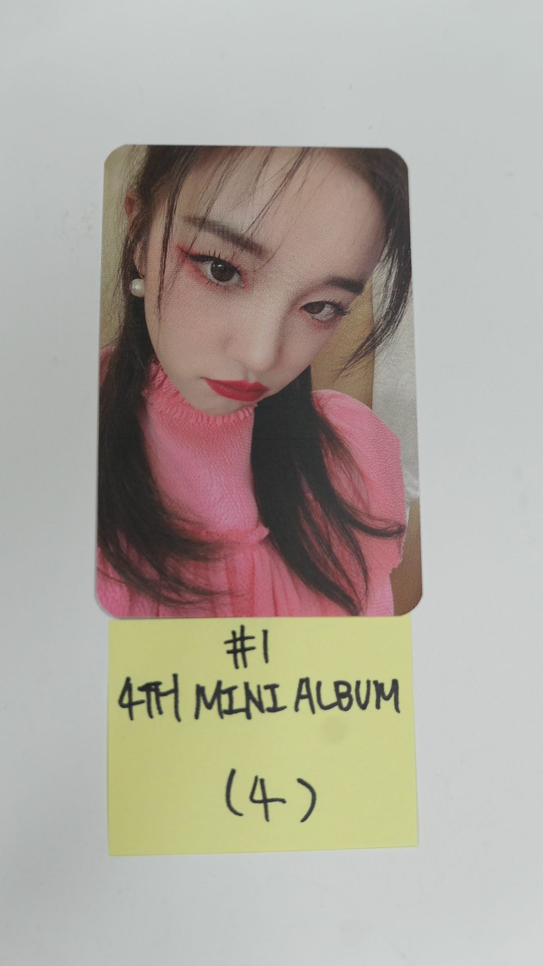 (g) I-DLE "I Burn" 4th Mini - Official Photocard, Postcard, Stickers - YUQI