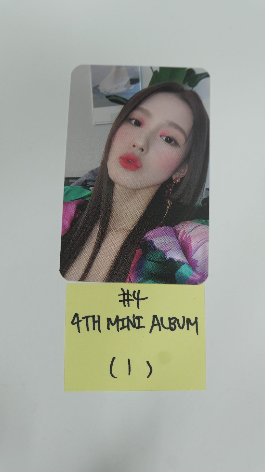 (g) I-DLE "I Burn" 4th Mini - Official Photocard, Postcard, Stickers - Miyeon
