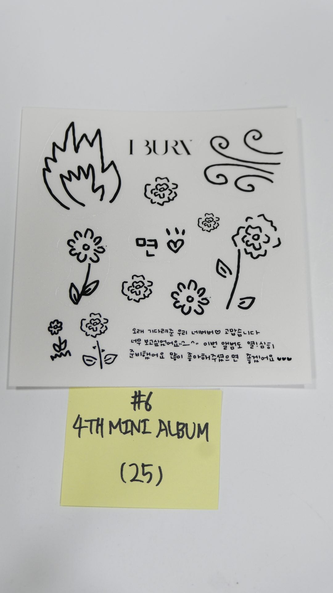 (g) I-DLE "I Burn" 미니 4집 - 오피셜 포토카드, 엽서, 스티커 - 미연
