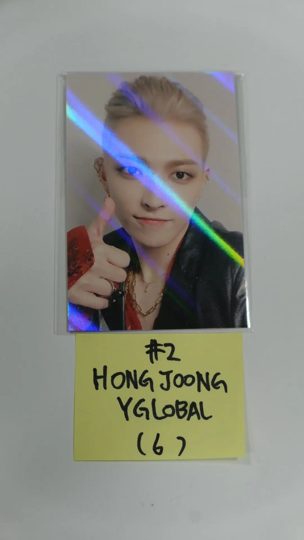 Ateez [ZERO:FEVER Part.2] - YGLOBAL Event Hologram Photocard - HALLYUSUPERSTORE