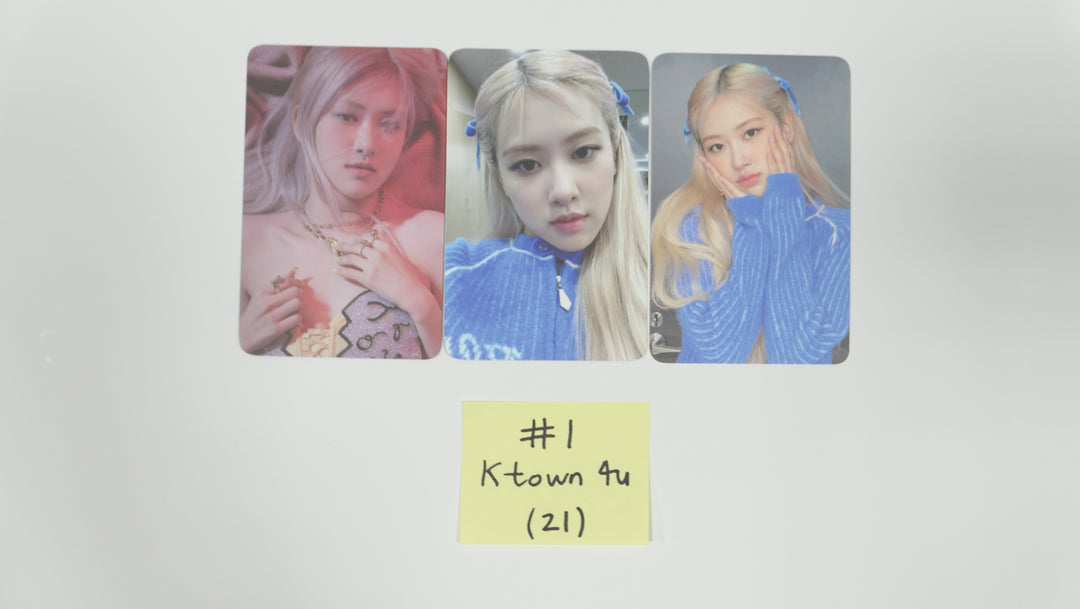 Rose (of 블랙핑크) -R- YG, Ktown4u, Yes24 예약판매 포토카드 세트