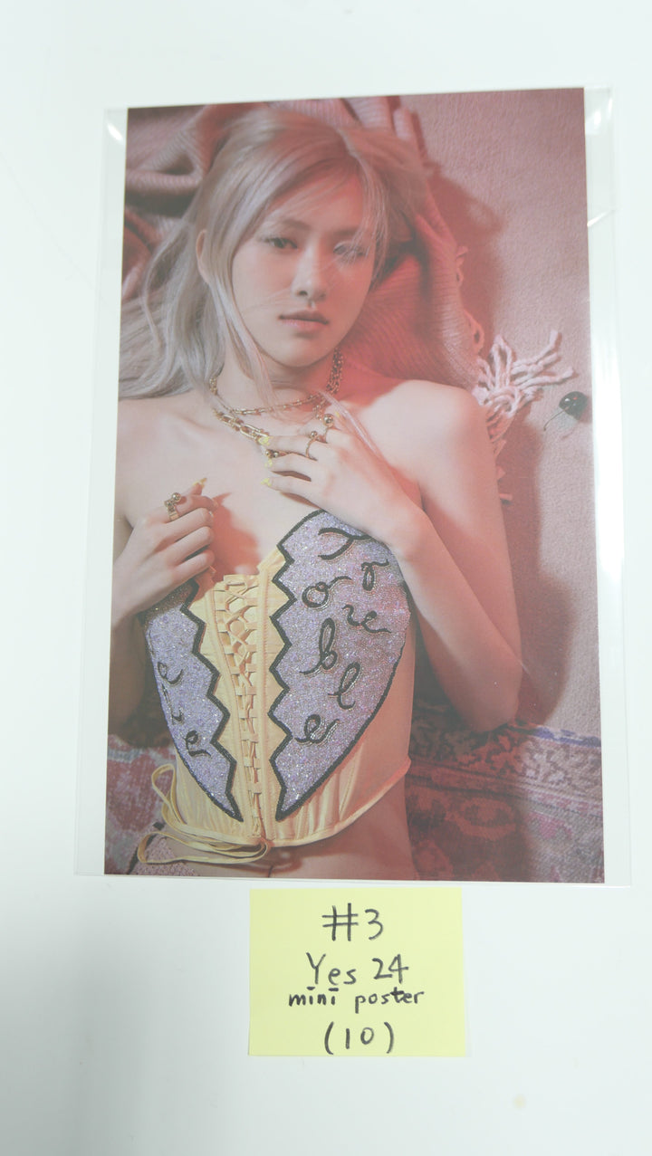 Rose (of Blackpink) -R-   YG, Ktown4u, Yes24 Pre-order photocard set