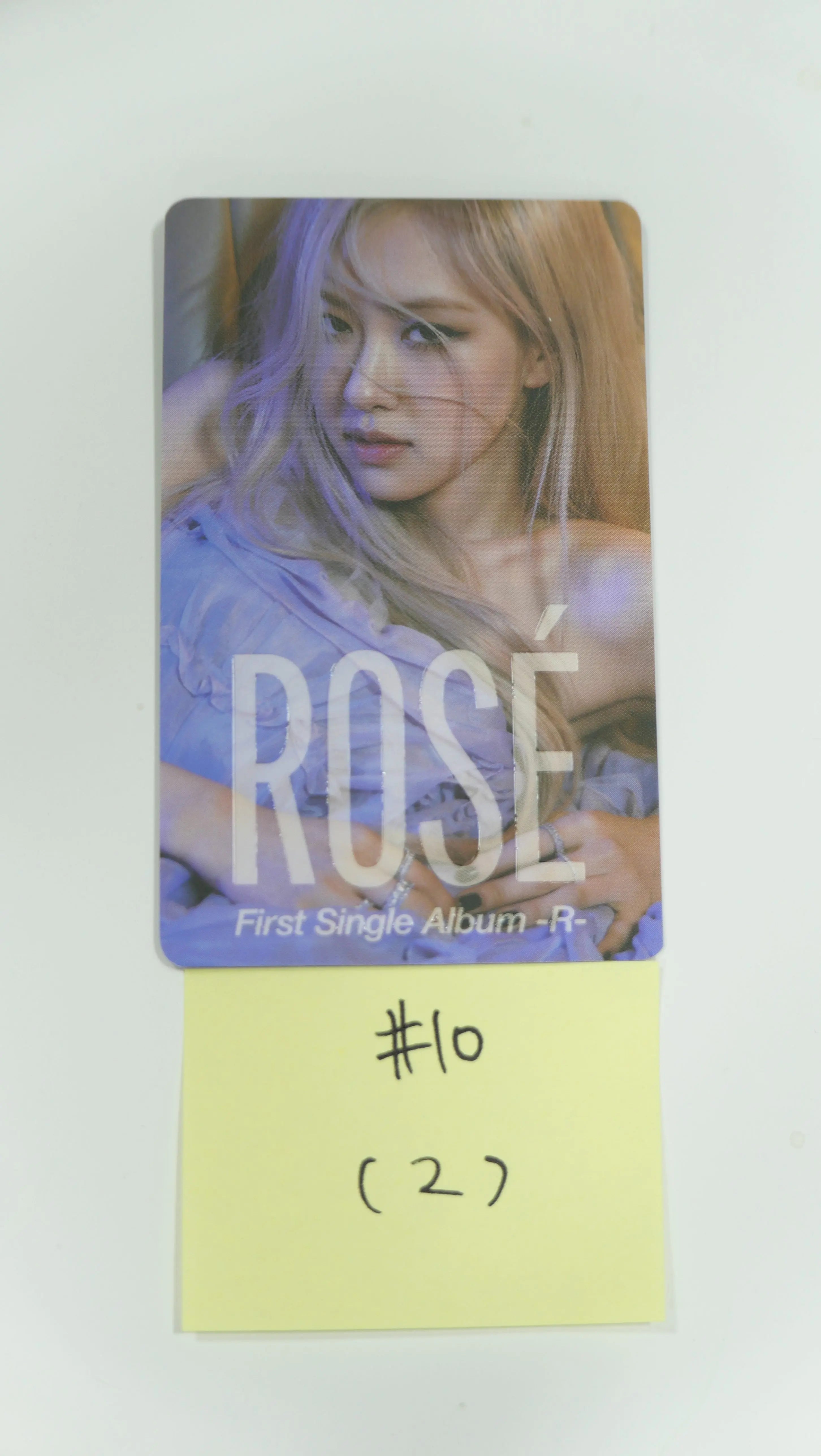 Rose (of Blackpink) -R- Official Photocard - HALLYUSUPERSTORE