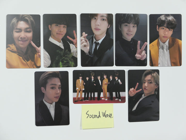 BTS BE The GRAMMY's Edition- LUCKY DRAW (SOUND-WAVE, M2U) PHOTOCARD (Group Set / 8EA)