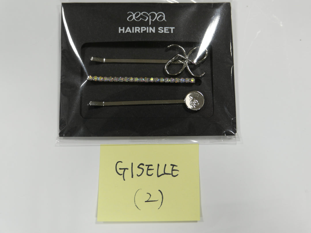 AESPA SMTOWN OFFICIAL GOODS - Grip Tok, Key Ring, Hair Pin Set