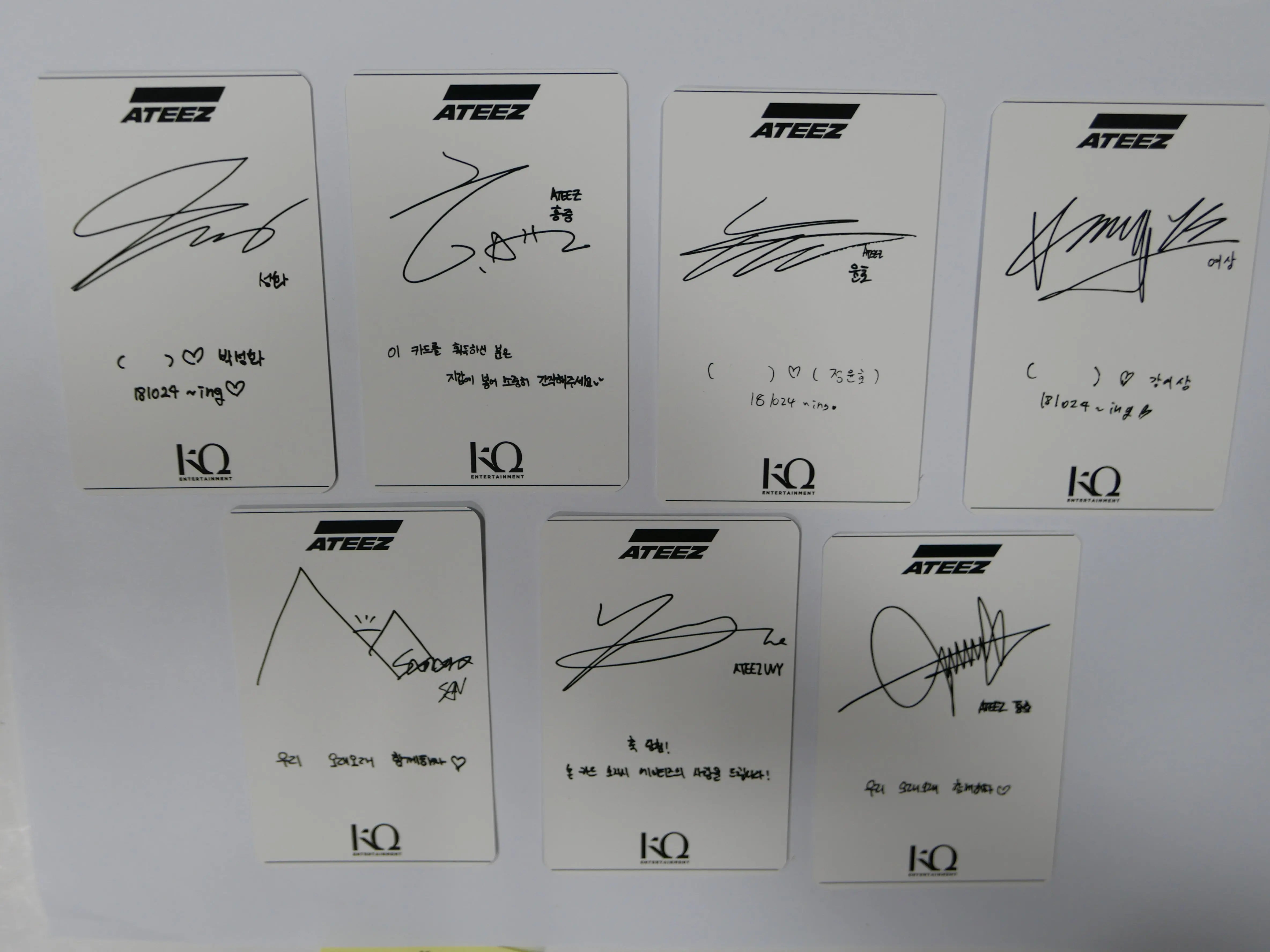 ATEEZ Fever part.2 OTK トレカ コンプセット New & Sealed] ATEEZ Zero : Fever Part.2 Ktown4u Preorder