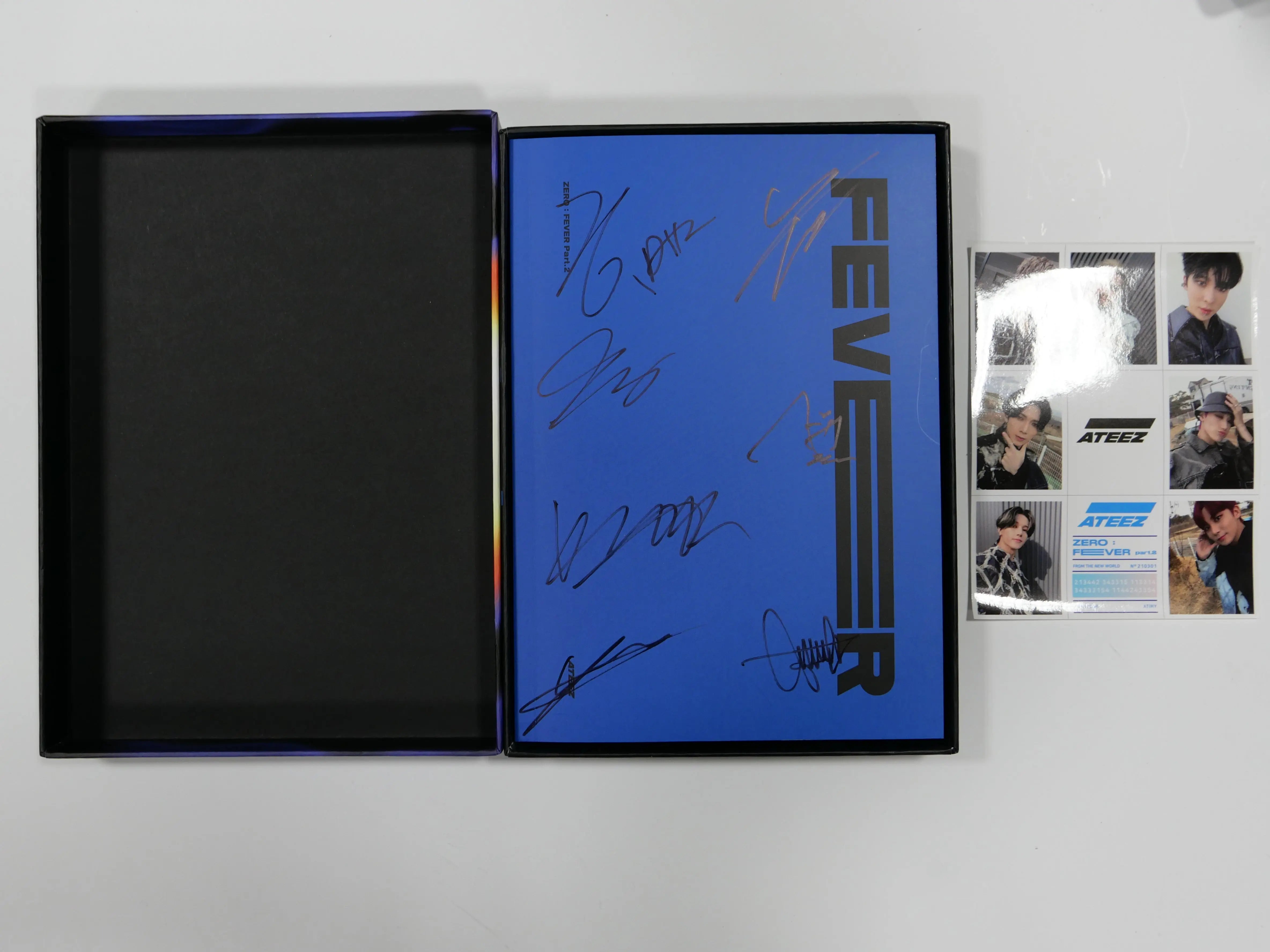 Ateez Zero: Fever Pt.2 Autographed Album - HALLYUSUPERSTORE