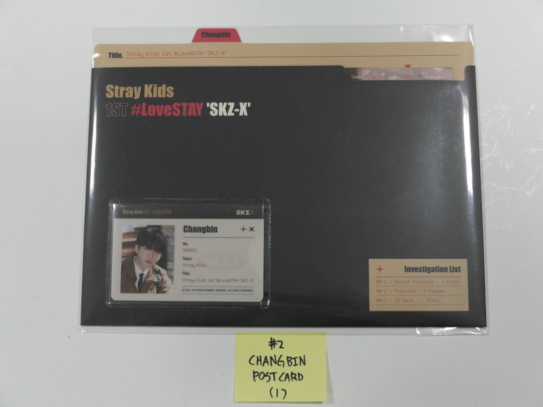 Stray Kids - [1ST#LoveSTAY 'SKZ-X'] - 엽서 &amp; 신분증 파일 세트 