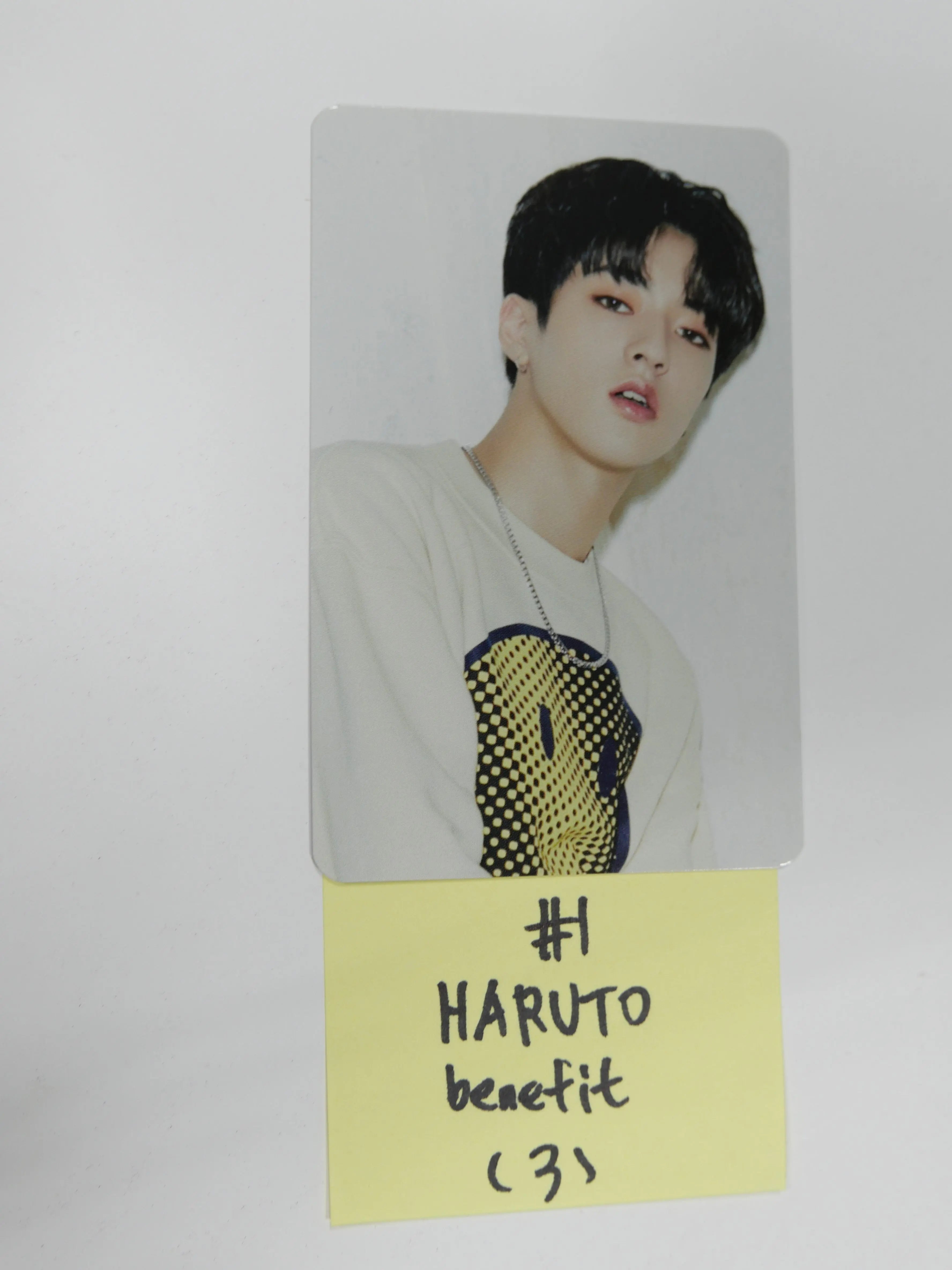 TREASURE HARUTO PhotoCard ハルト　カード Treasure The First Step - Pre Order Photocard - Haruto