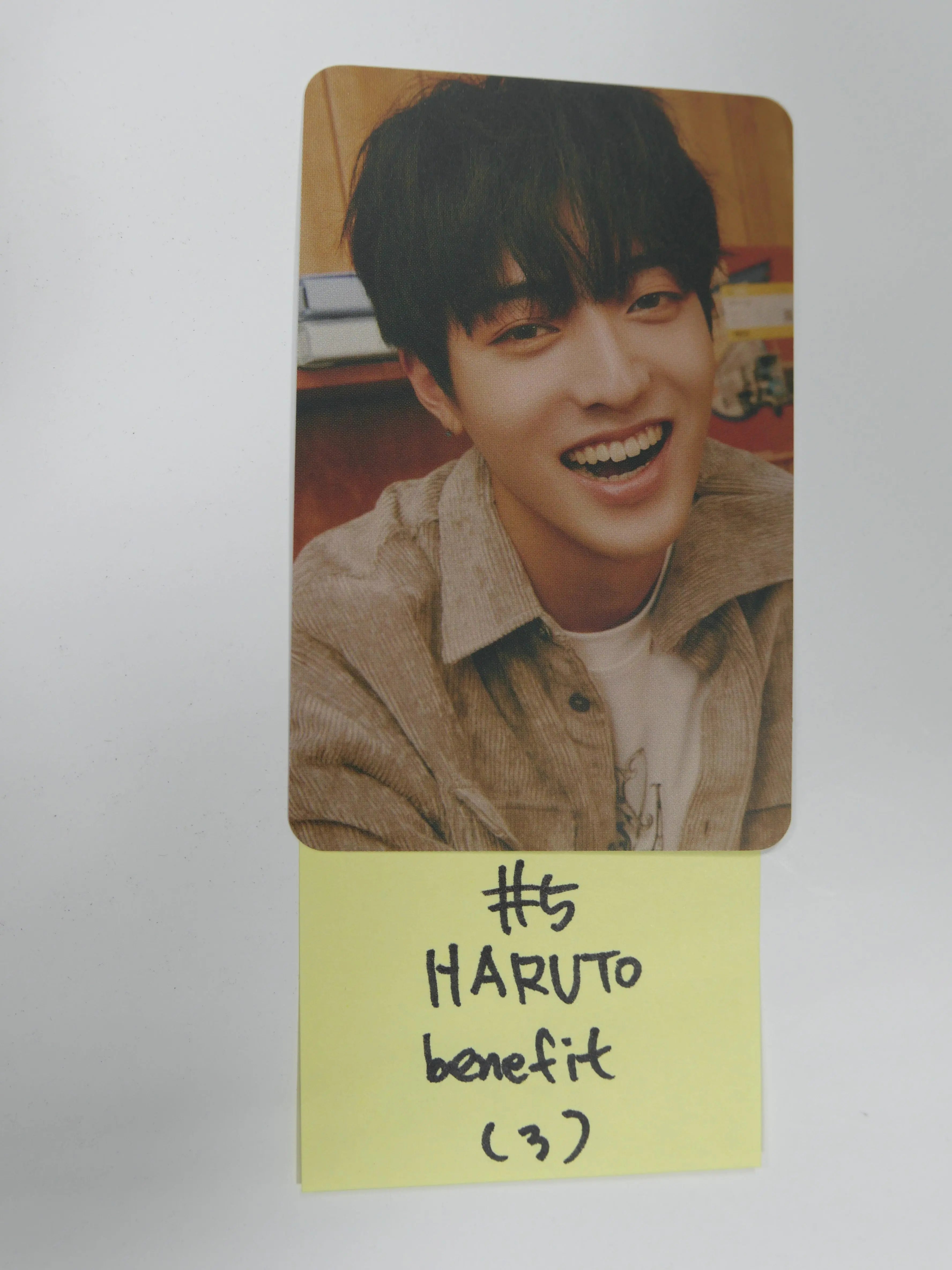 Treasure The First Step - Pre Order Photocard - Haruto