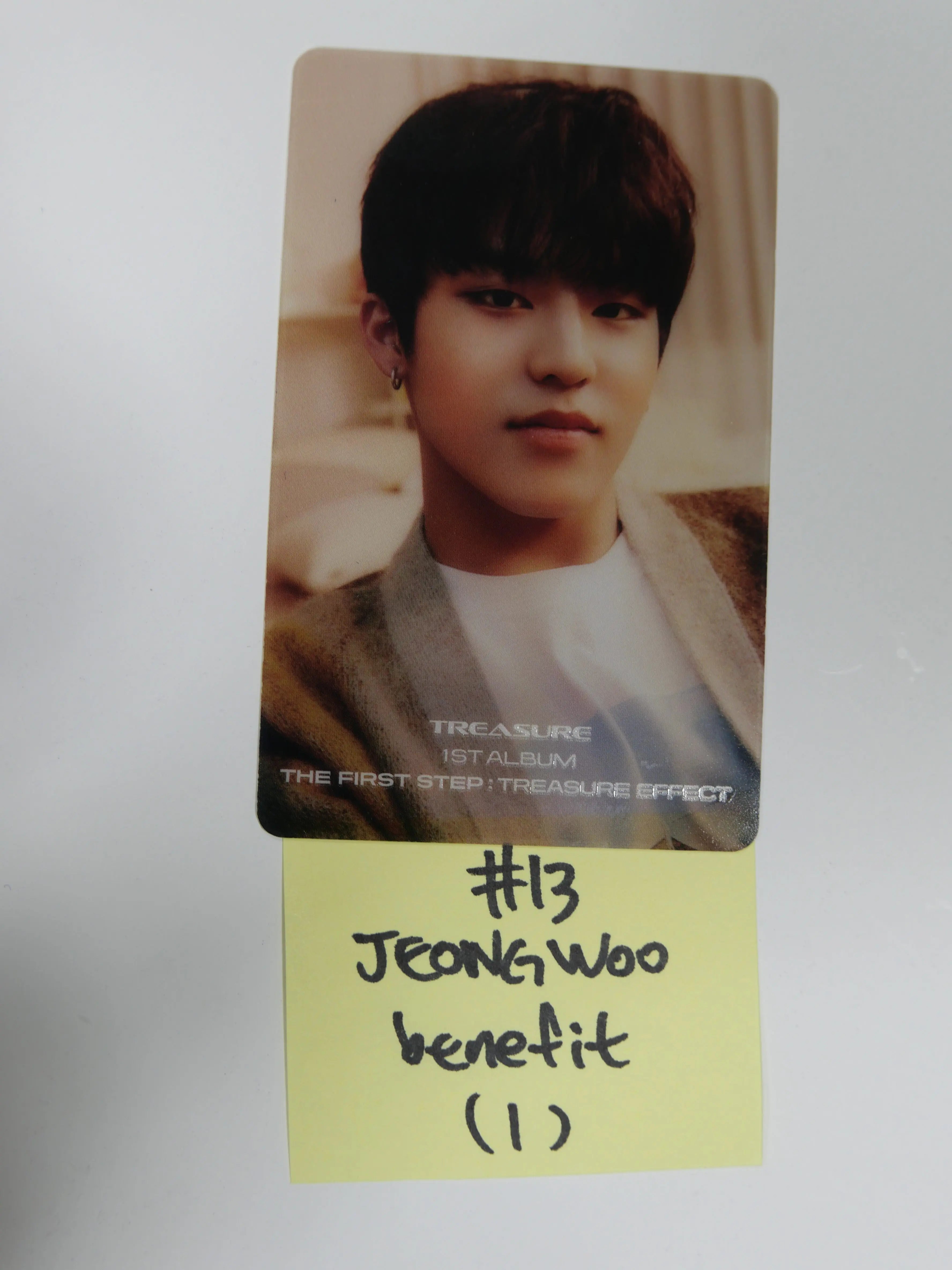 TREASURE PARK JEONG WOO トレカ まとめ売り Treasure The First Step - Pre Order Photocard - Jeongwoo