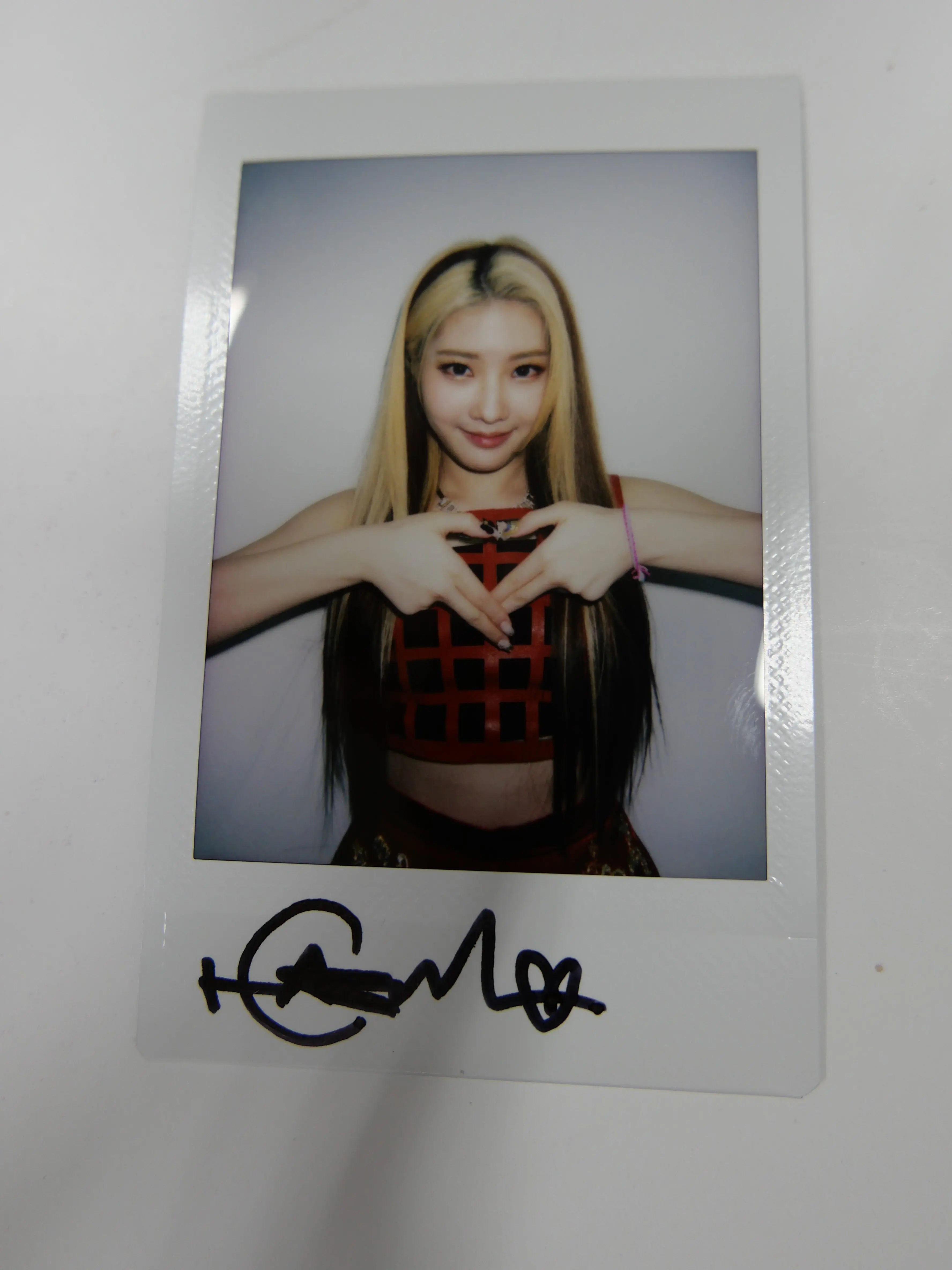 Chaein (of Purple Kiss) - Hand Autographed (Signed) Polaroid