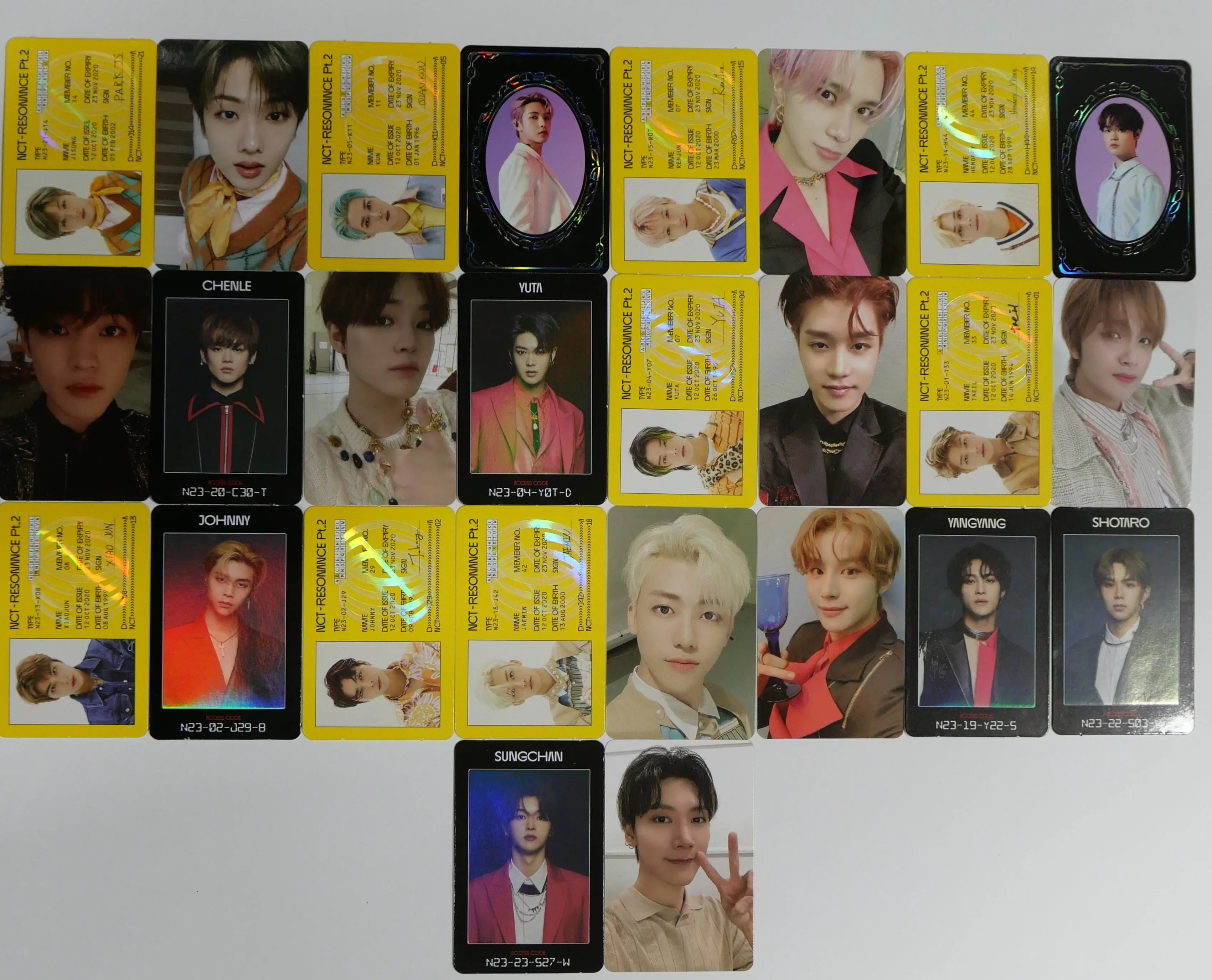 Resonance purchases pt2 Photocards