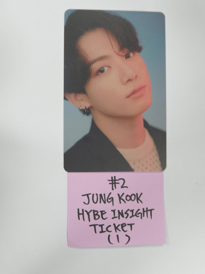 HYBE INSIGHT Bts Jung Kook Plastic Photo Ticket