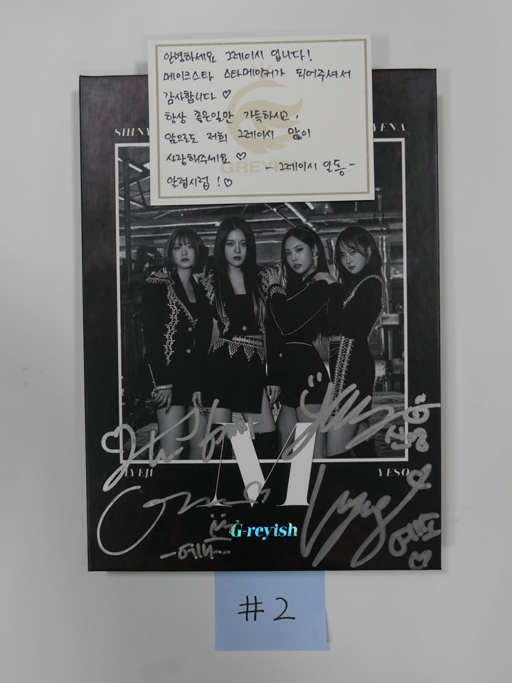 G-REYISH "M" 1st Mini - Hand Autographed(Signed) Album