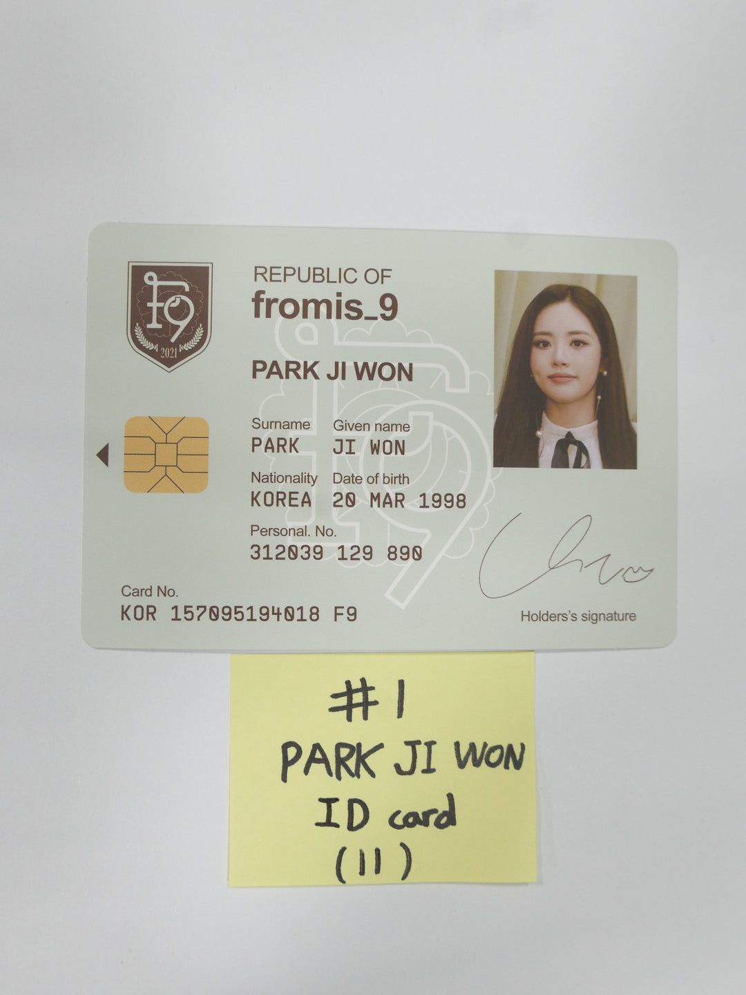 Fromis_9 "9 Way Ticket" - Official Postcard & ID Card (updated 5-26)