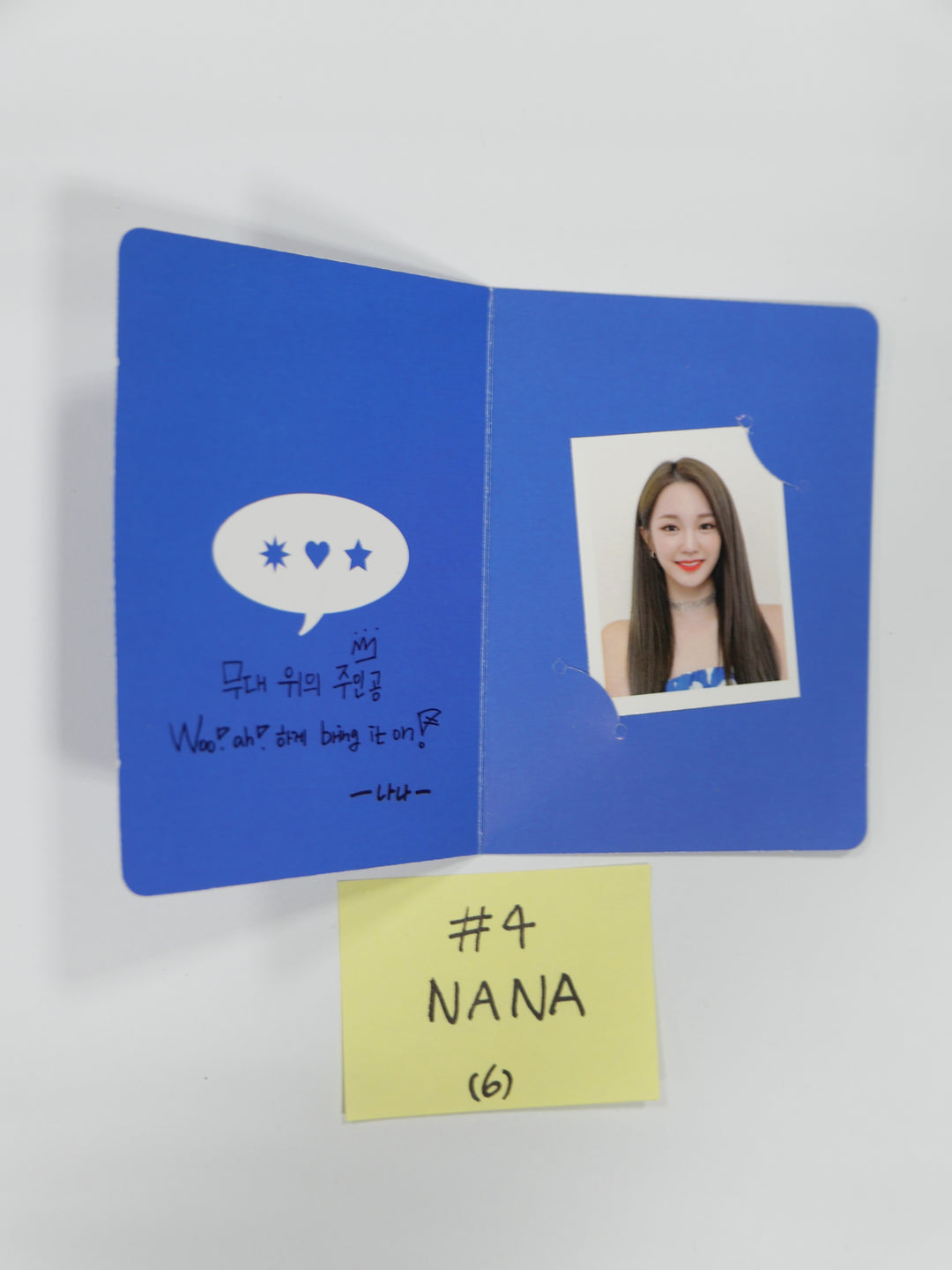 Woo!ah! 'Wish' - Official Photocard ( Nana, Wooyeon, Lucy )