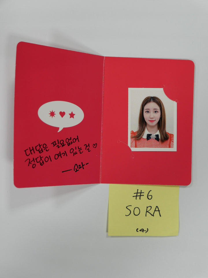 Woo!ah! 'Wish' - Official Photocard ( Sora, Minseo )