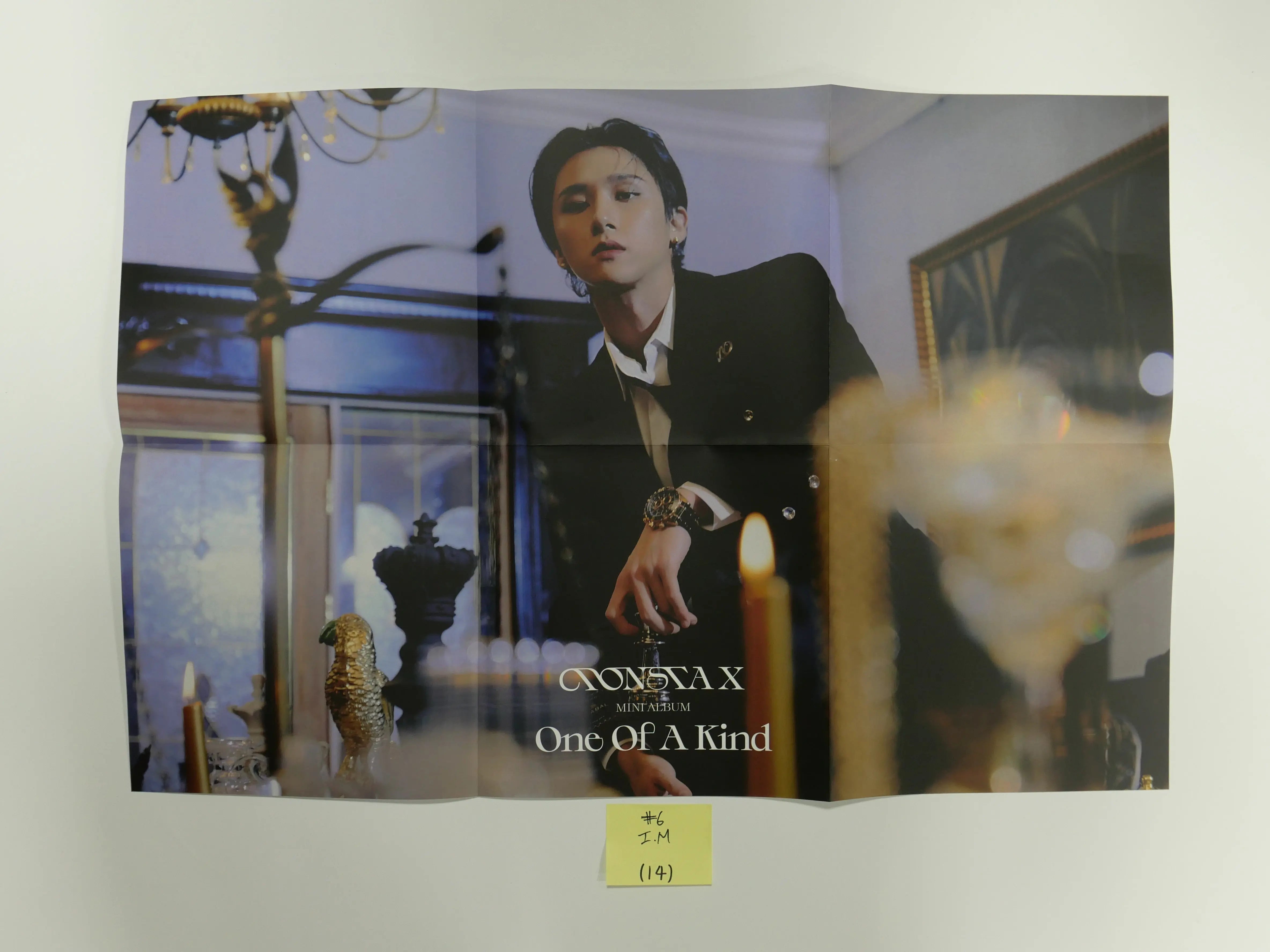 Monsta X 'One Of A Kind' - Folded Poster & Message Card