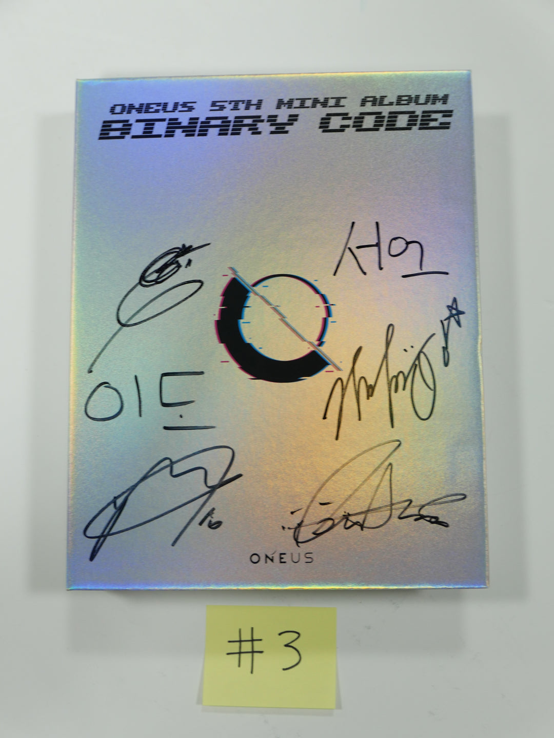 Oneus "Binary Code" 5th Mini - Hand Autographed(Signed) Promo Album