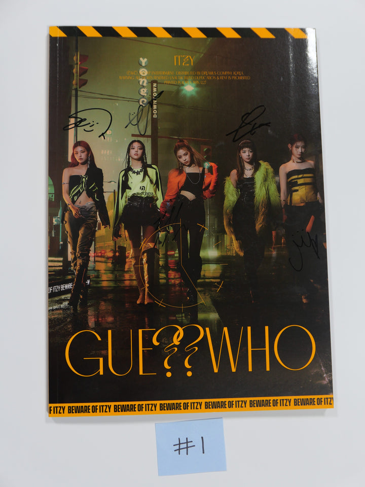 Itzy "Guess Who" - Autographed (Signed) Promo Album