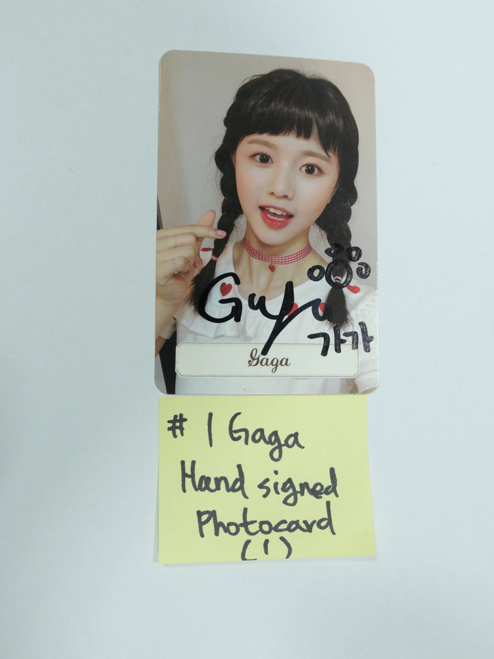 Nature - Hand Signed Photocard ( GAGA, Loha, Sunshine, Uchae )