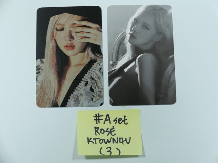 BLACKPINK ROSE Photocard - Instax Film , Photocard Set (3EA) & Pre-order Benefit Photocard Set (2EA) [ Updated 6/28 ]