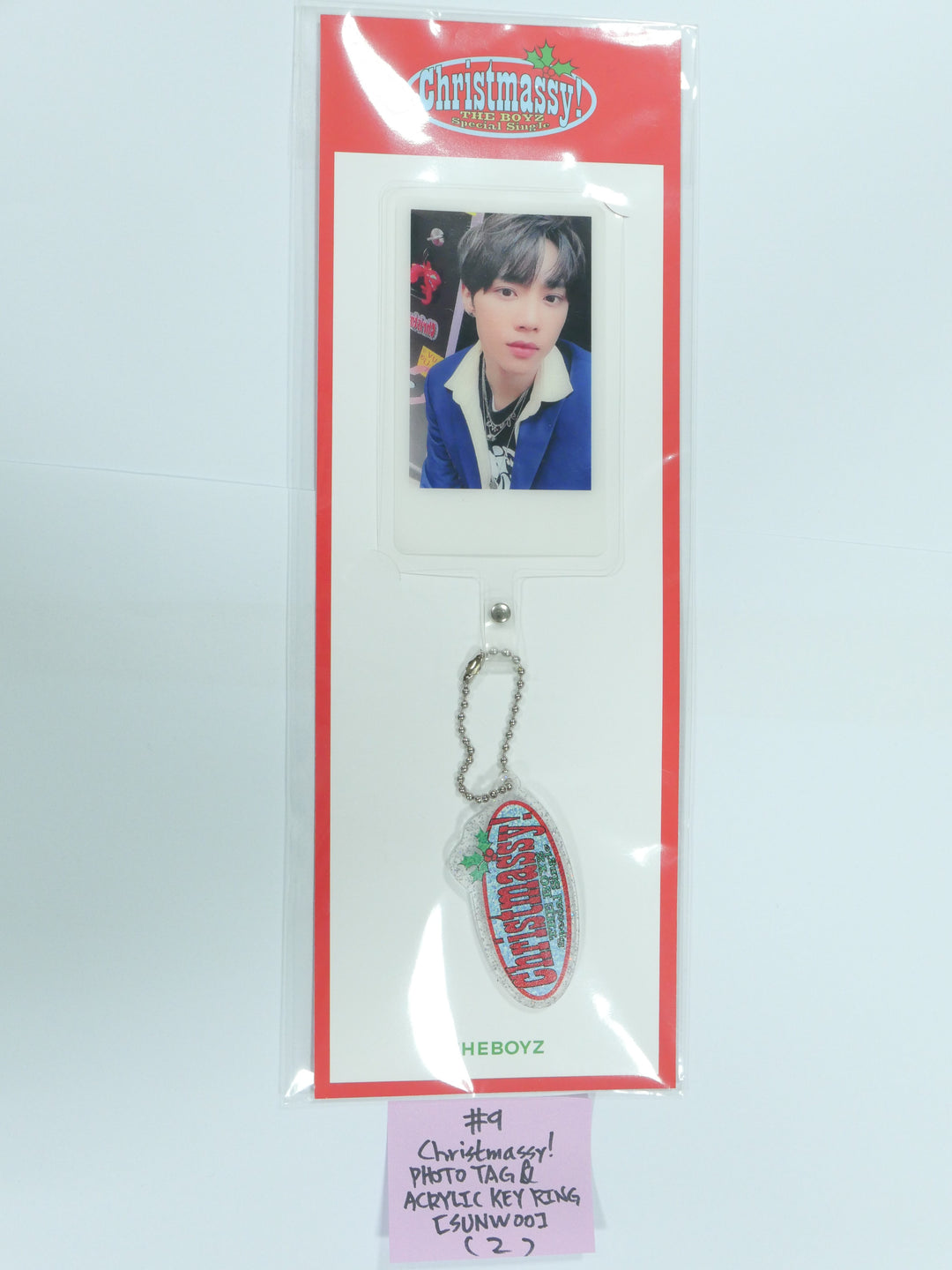 The Boyz 'Christmassy!' - Official MD ( Photo Tag & Name Keyring )