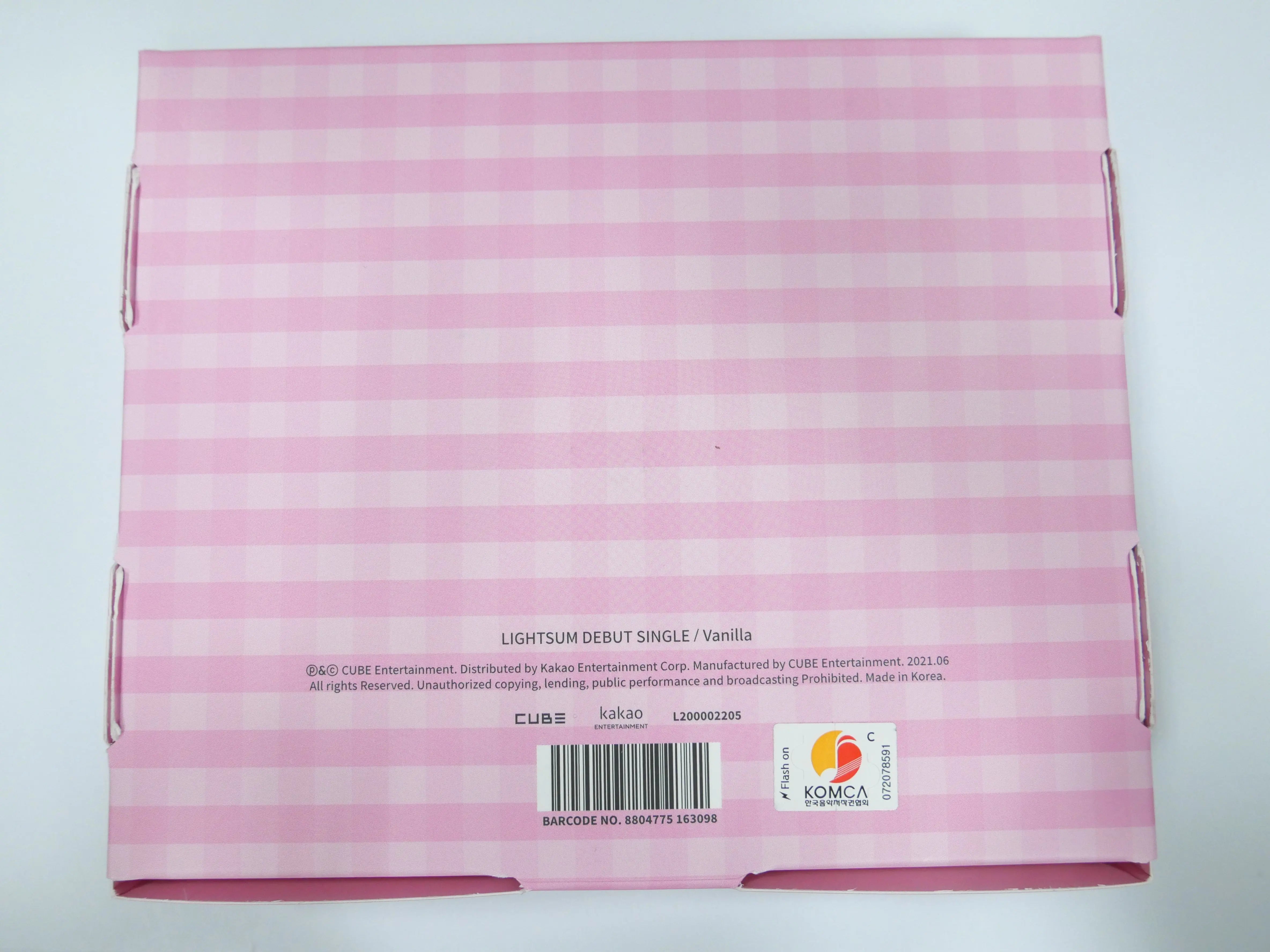 Lightsum 'Vanilla' -Hand Autographed (Singed) Album - HALLYUSUPERSTORE