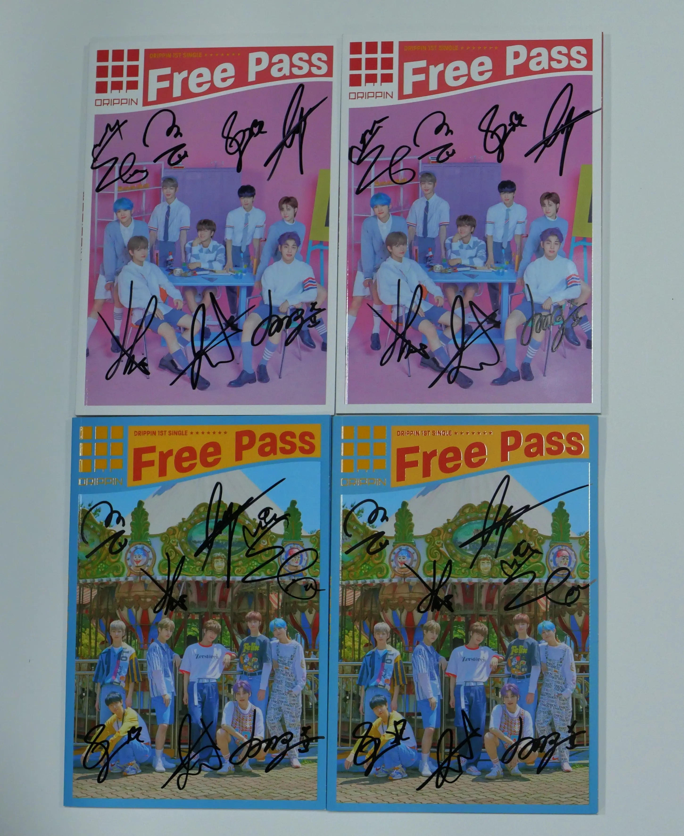 drippin free pass ドンユン サイン ポラロイド drippin free pass ドンユン サイン ポラロイド