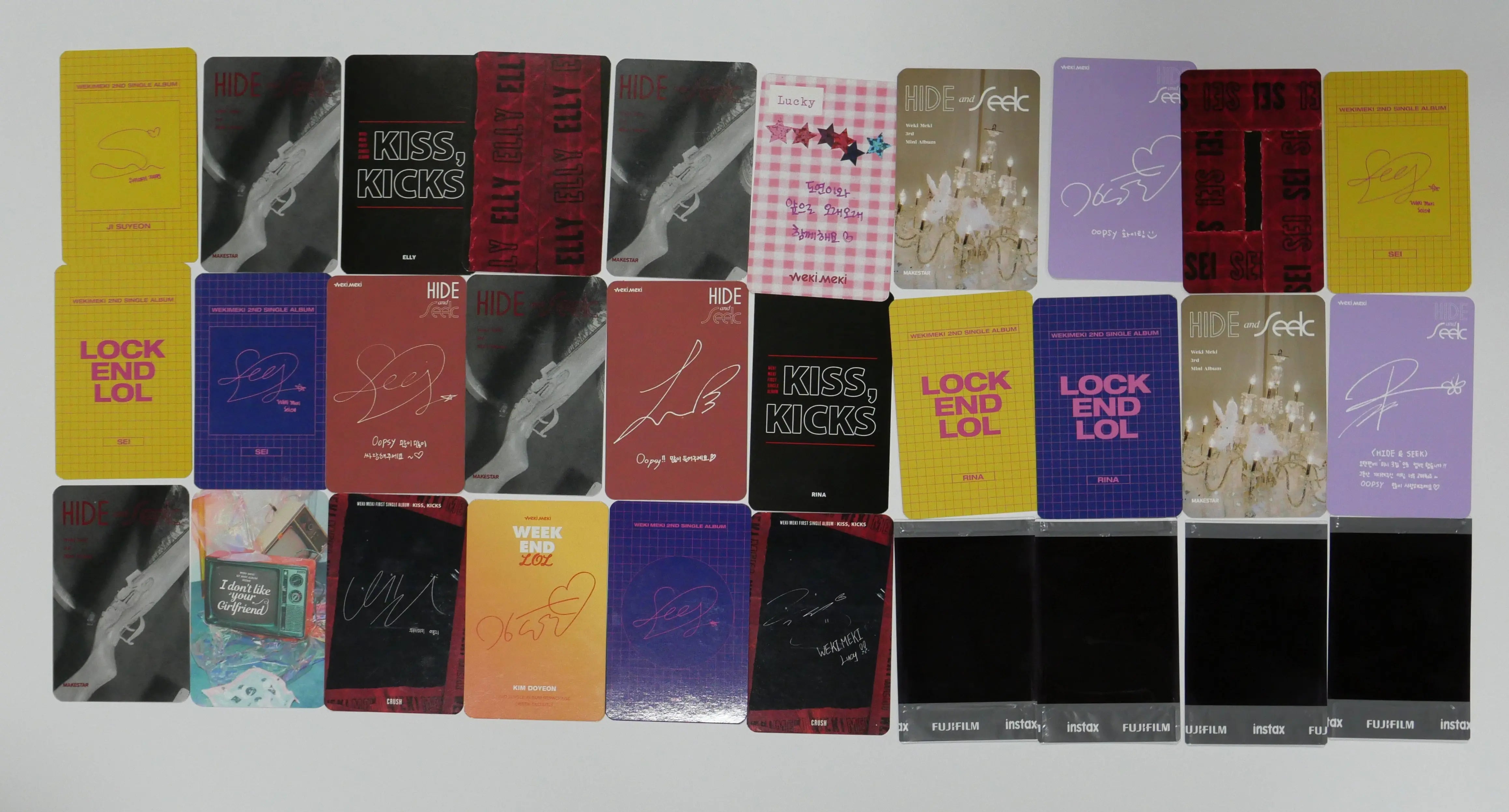 Wekimeki - Makestar, Broadcast, Official Photocard & LIPSS