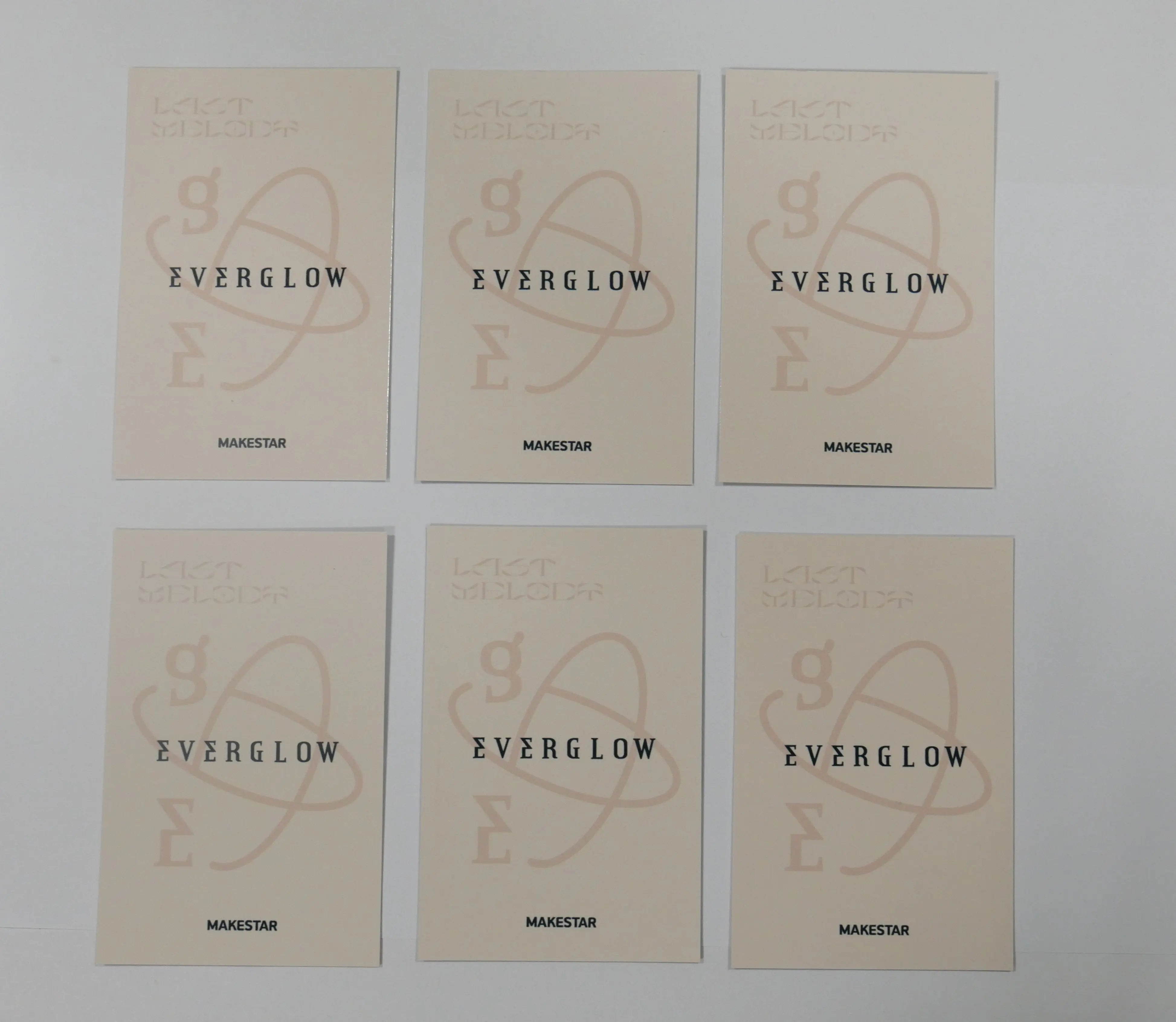 Everglow 'Last Melody' - Makestar Fansign Event Hologram