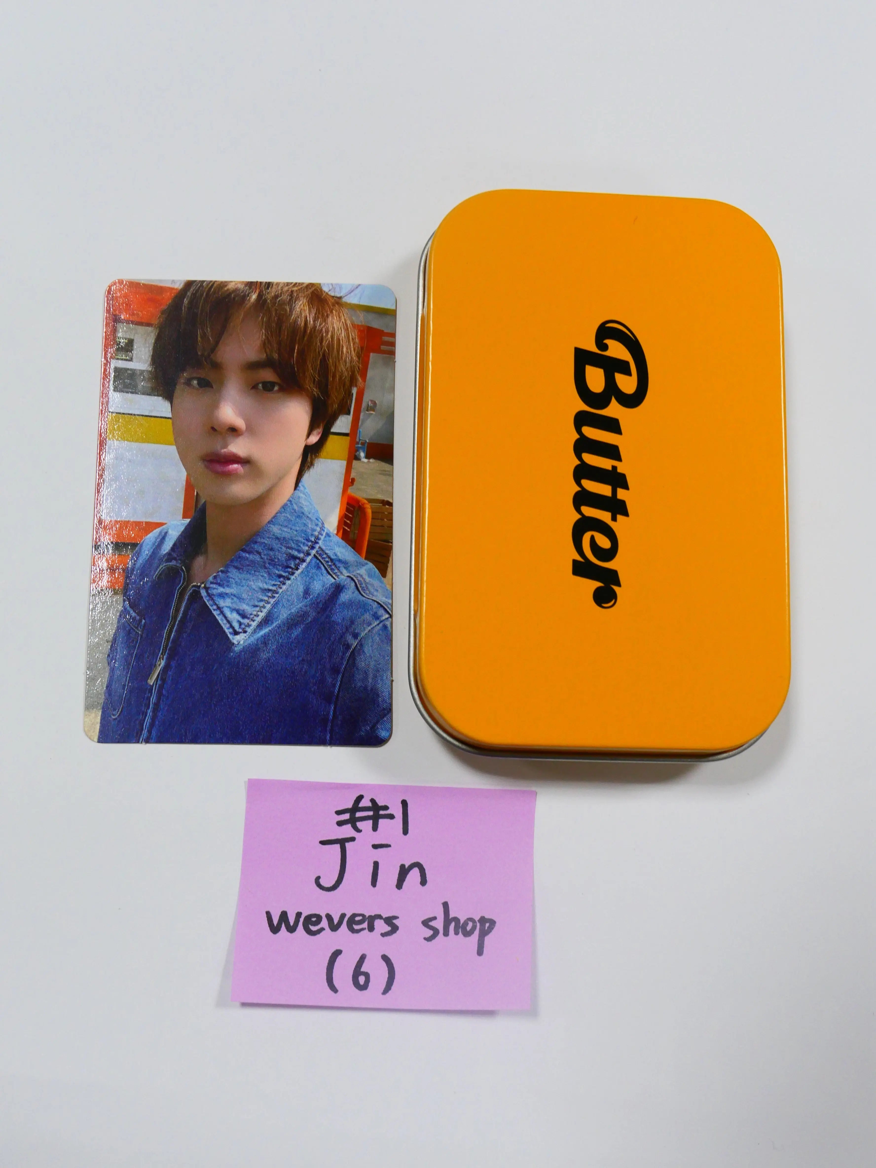 BTS 'Butter' - Weverse Shop P.O.B card + Tin Case & Four Cut