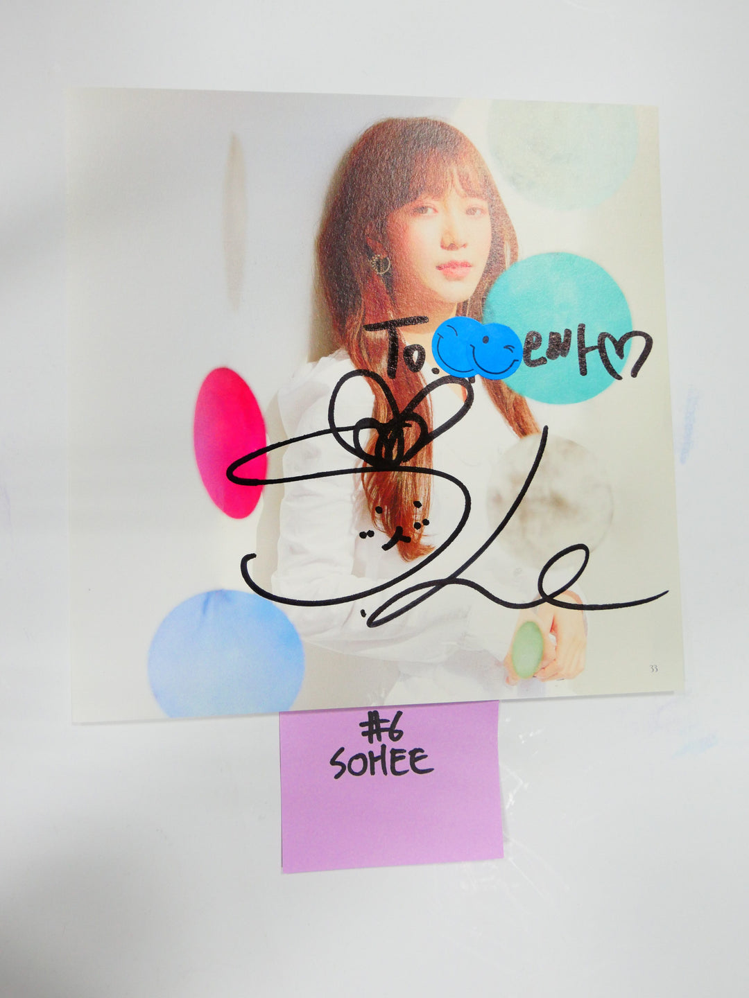 Nature - A Cut Page From Fansign Event Albums (SO HEE, AURORA, SAE BOM)