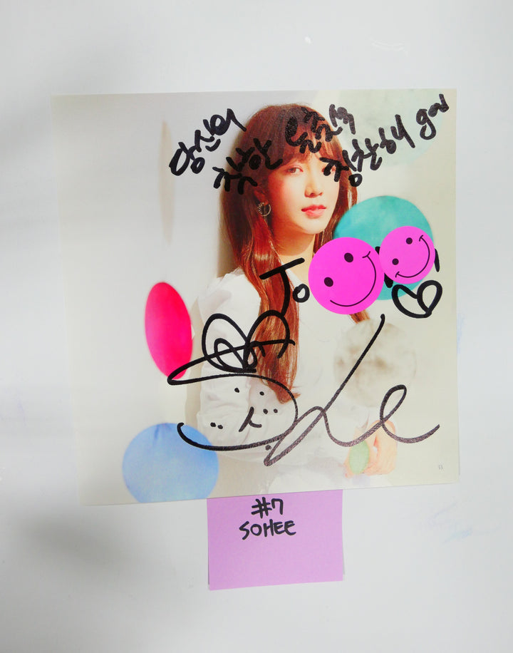 Nature - A Cut Page From Fansign Event Albums (SO HEE, AURORA, SAE BOM)