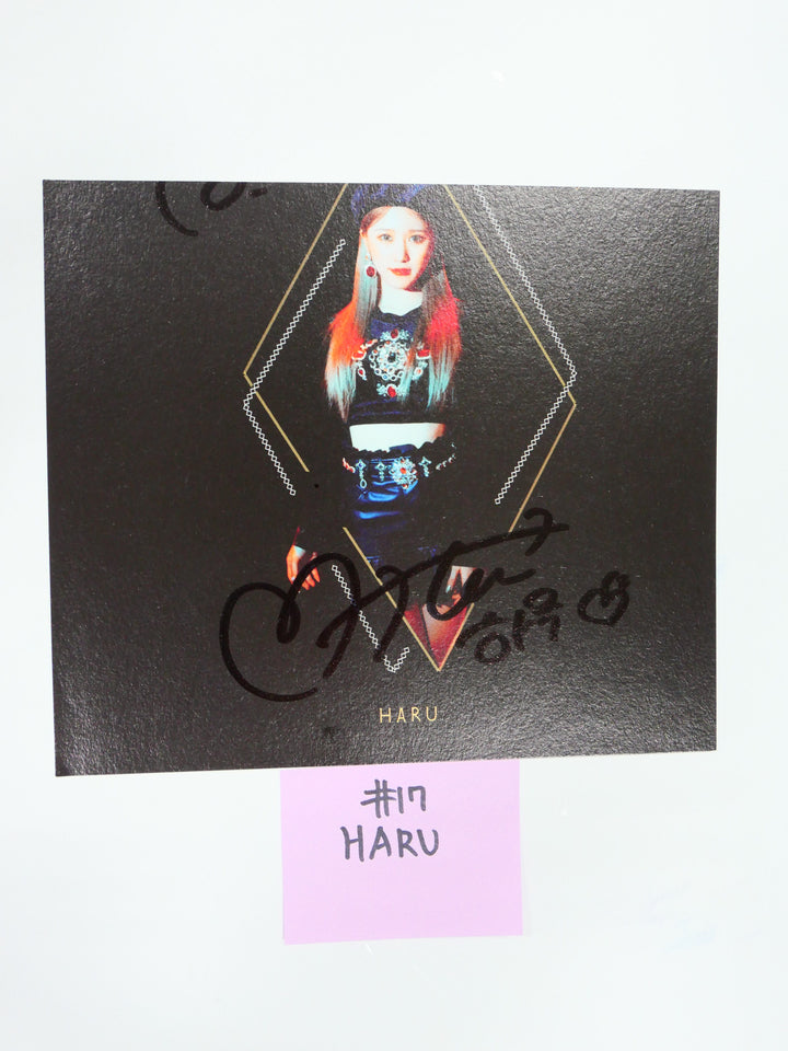 Nature - A Cut Page From Fansign Event Albums (LU, CHAE BIN, HARU, LOHA)