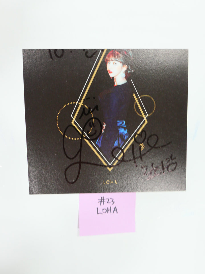 Nature - A Cut Page From Fansign Event Albums (LU, CHAE BIN, HARU, LOHA)