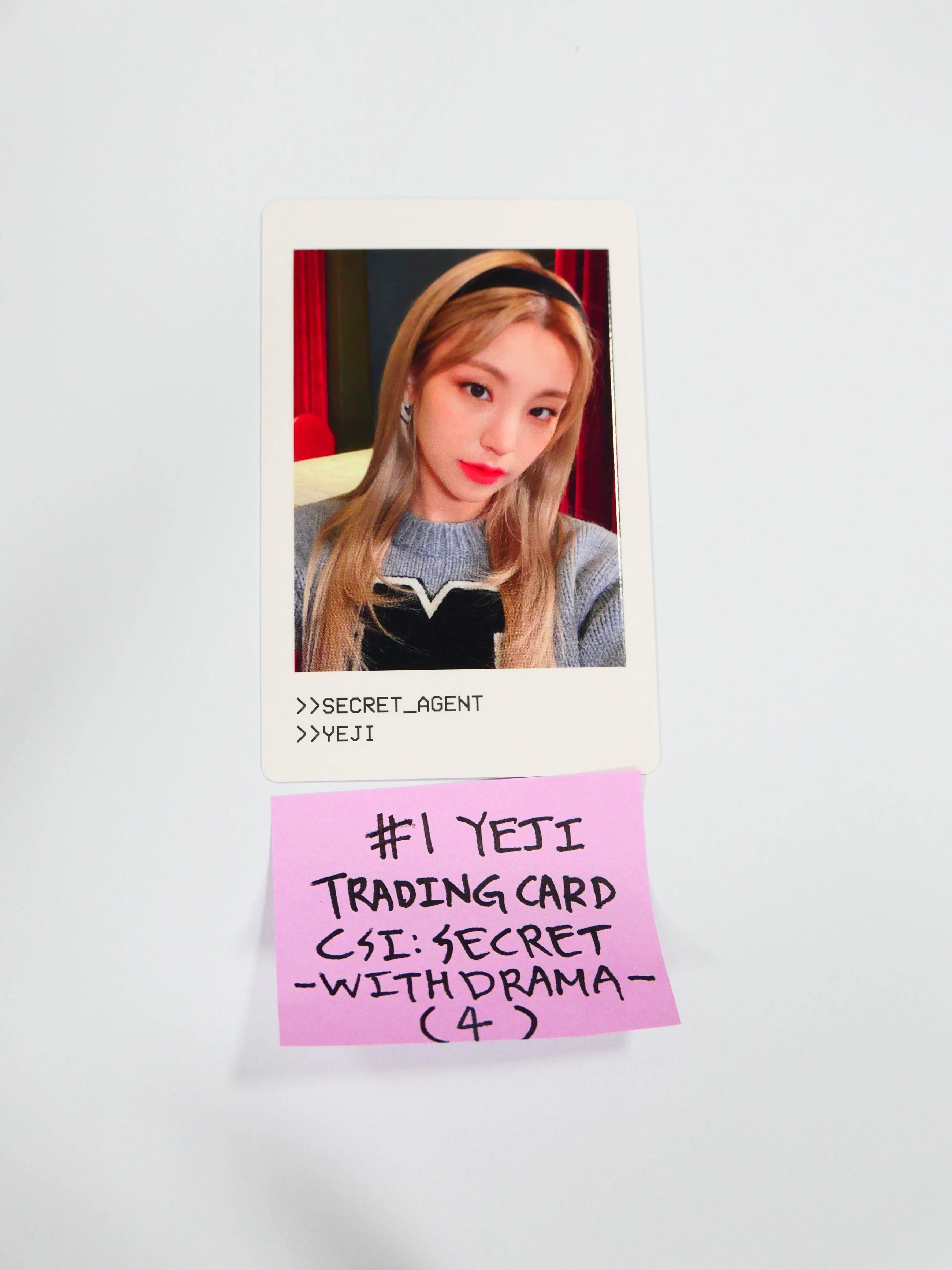 Itzy 'CSI Code Name Secret' - Trading Card Photocard (1