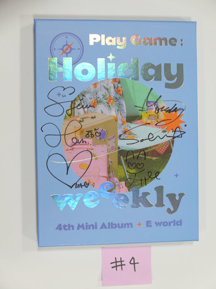 Weeekly「Play Game : Holiday Party」4th Mini - サイン入りプロモアルバム (8/12更新)