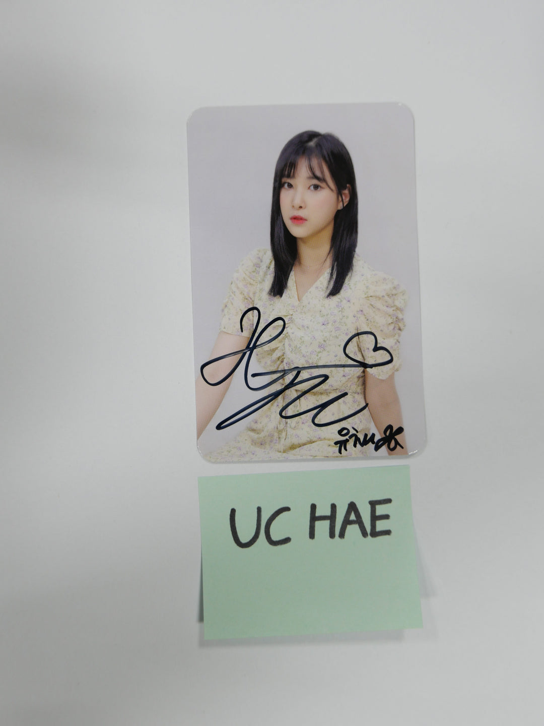 Nature 3rd Anniversary Fan Event - Hand Autographed(Signed) Photocard