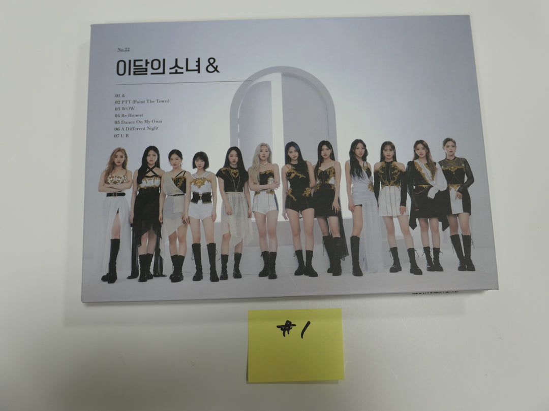 Loona "&" - Hand Autographed(Signed) Album (Individual Member)
