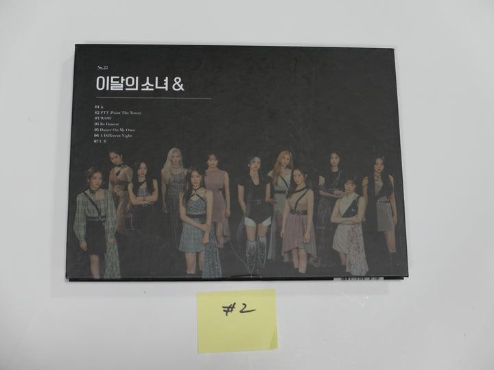 Loona "&" - Hand Autographed(Signed) Album (Individual Member)